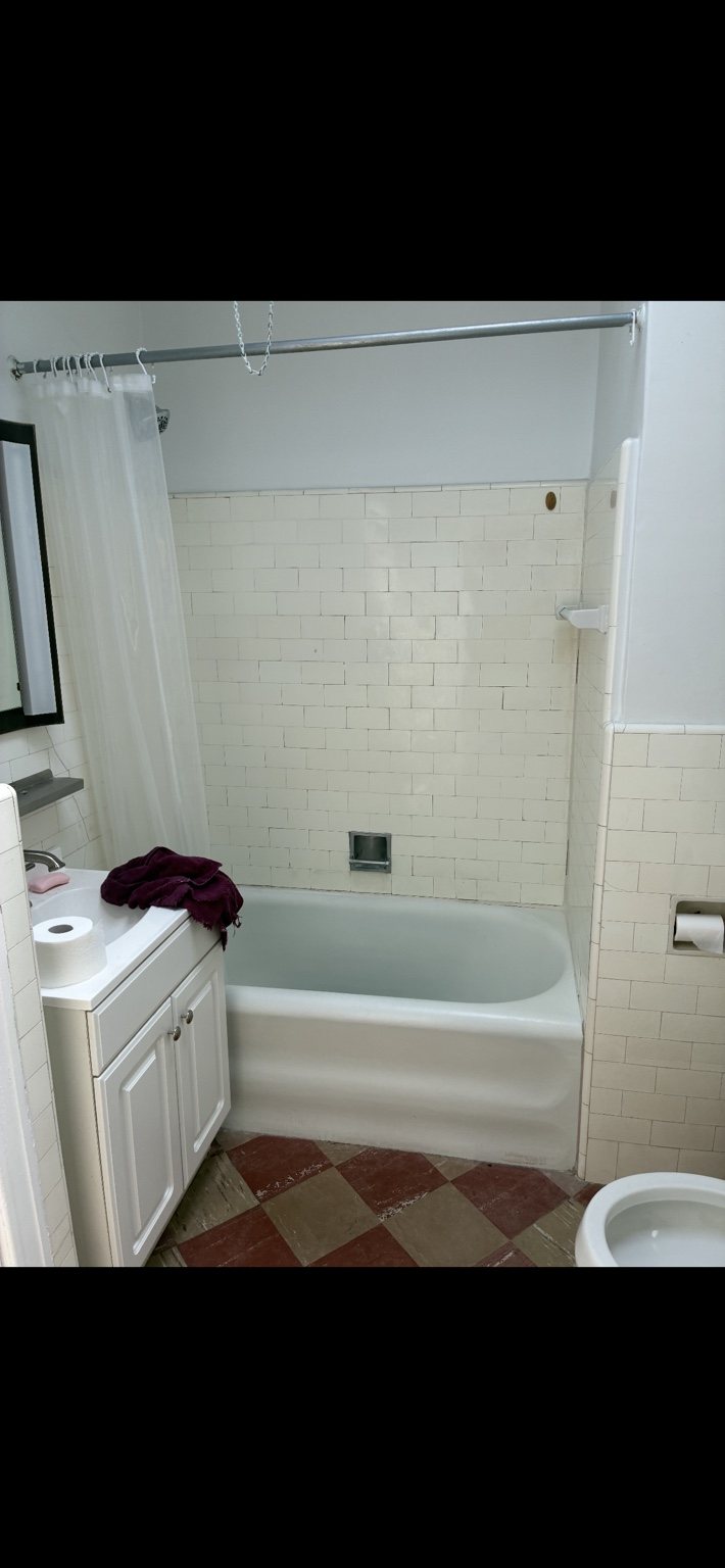 Bathroom before demolition